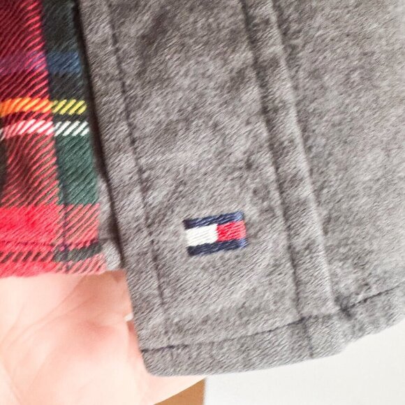 Tommy Hilfiger Vintage Y2K Patchwork Cotton Button up Men's Shirt XL - Picture 5 of 8